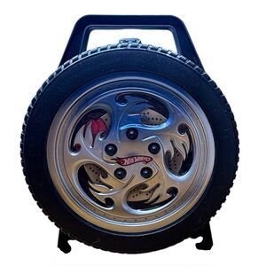 Hot Wheels Tire Shaped 30-Car Storage Case w/ Easy Grip Carrying Handle Tara Toy